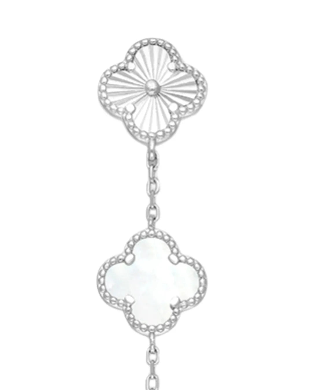 FLUER Clover Dangling Earrings