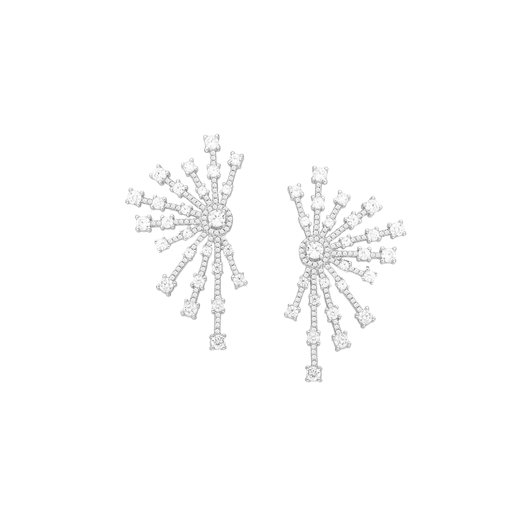 NAJM Starburst Crawler Earrings