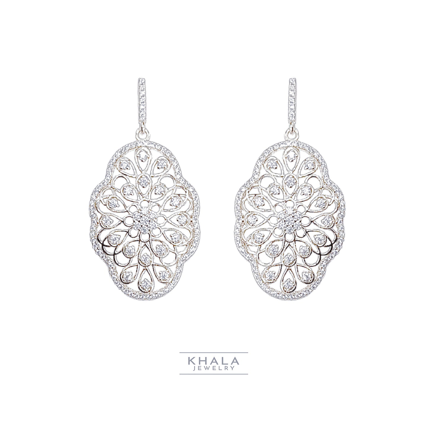 MERIMA Silver Dangling Earrings
