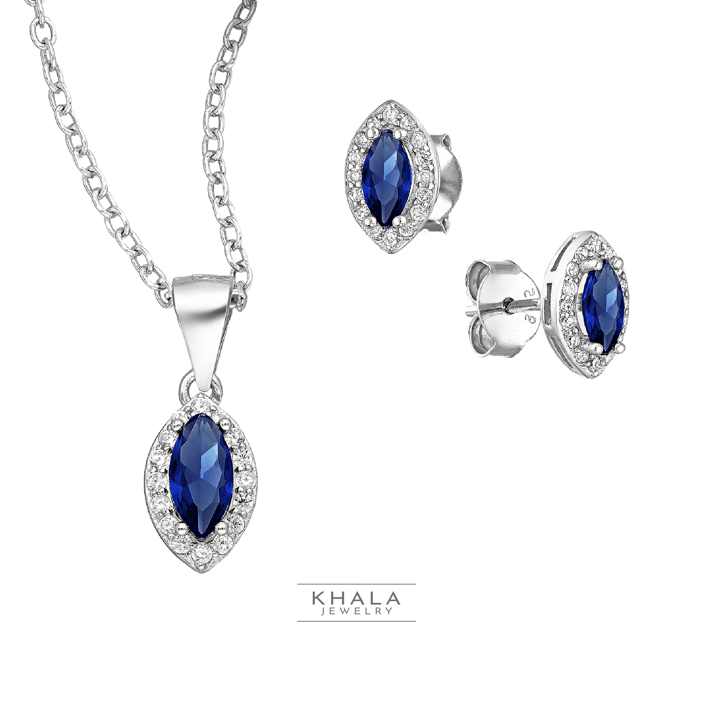 AMAYA Earrings & Pendant Set