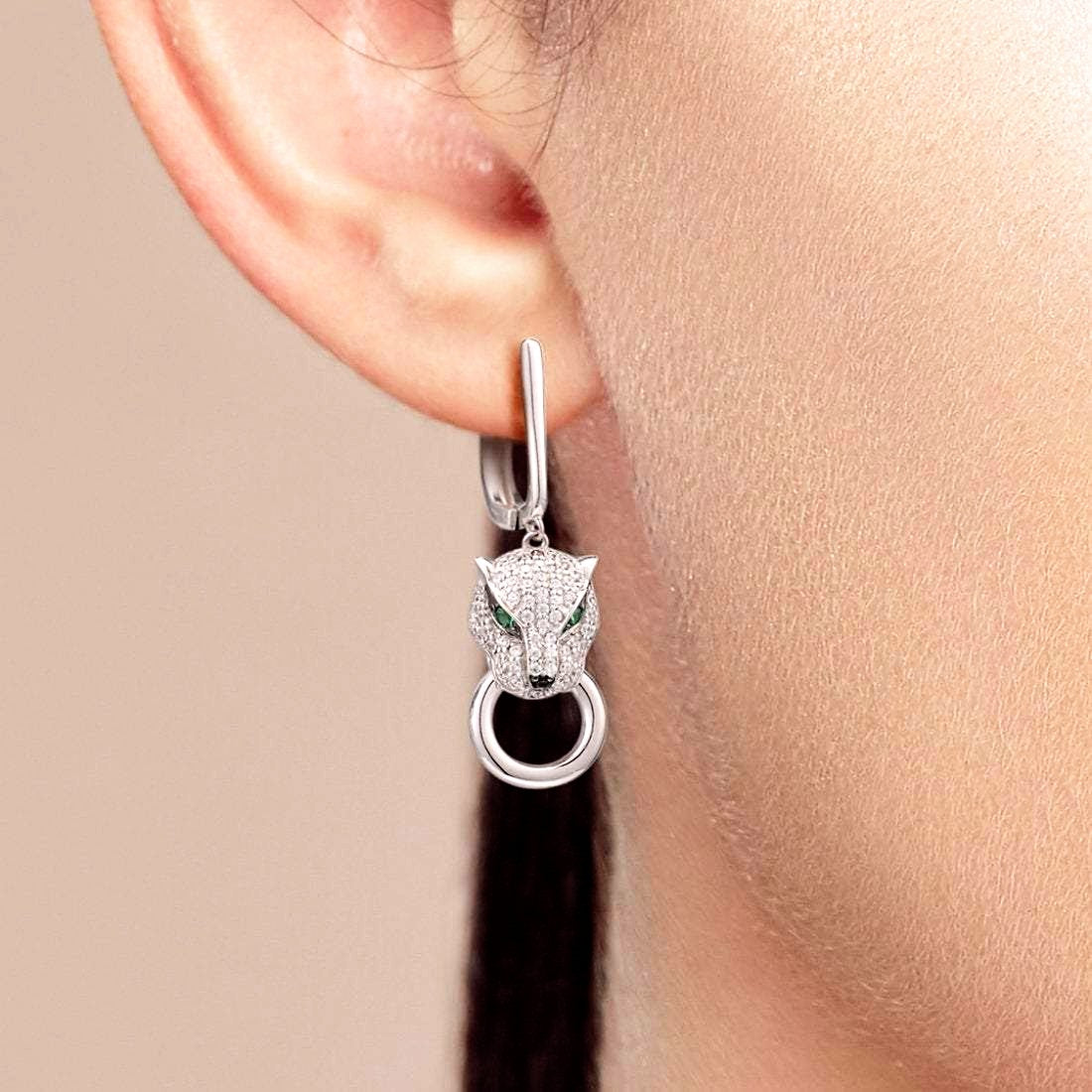 FIADH Leopard Drop Earrings