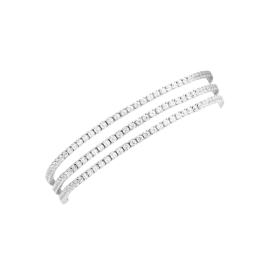 CAMILLA Three Row Tennis Bracelet
