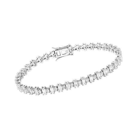EVE Emerald-Cut Tennis Bracelet