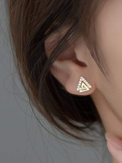 WAIRA Triangle Stud Earrings