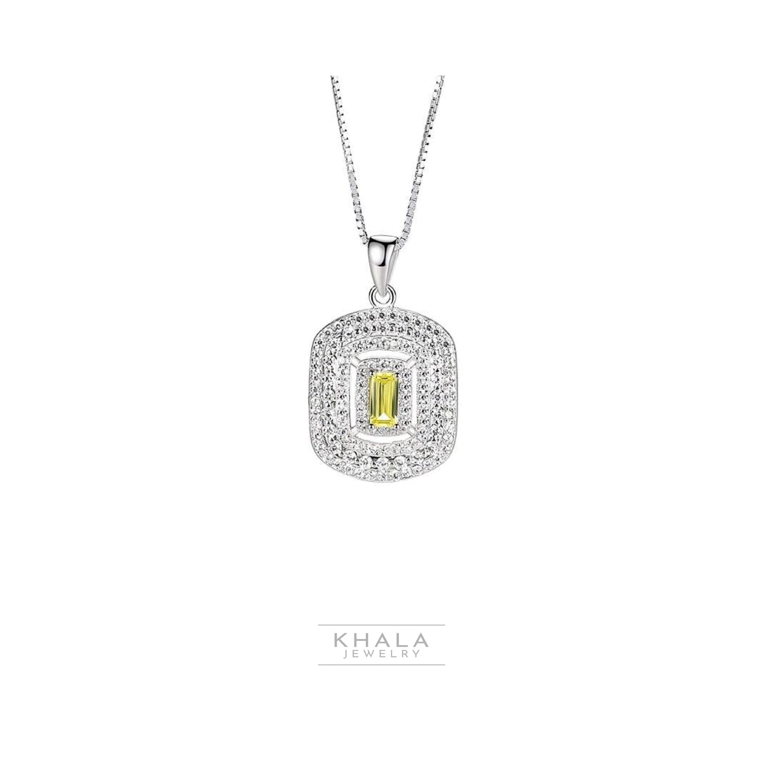 ÉLIANE Yellow Topaz Necklace - Khala Jewelry