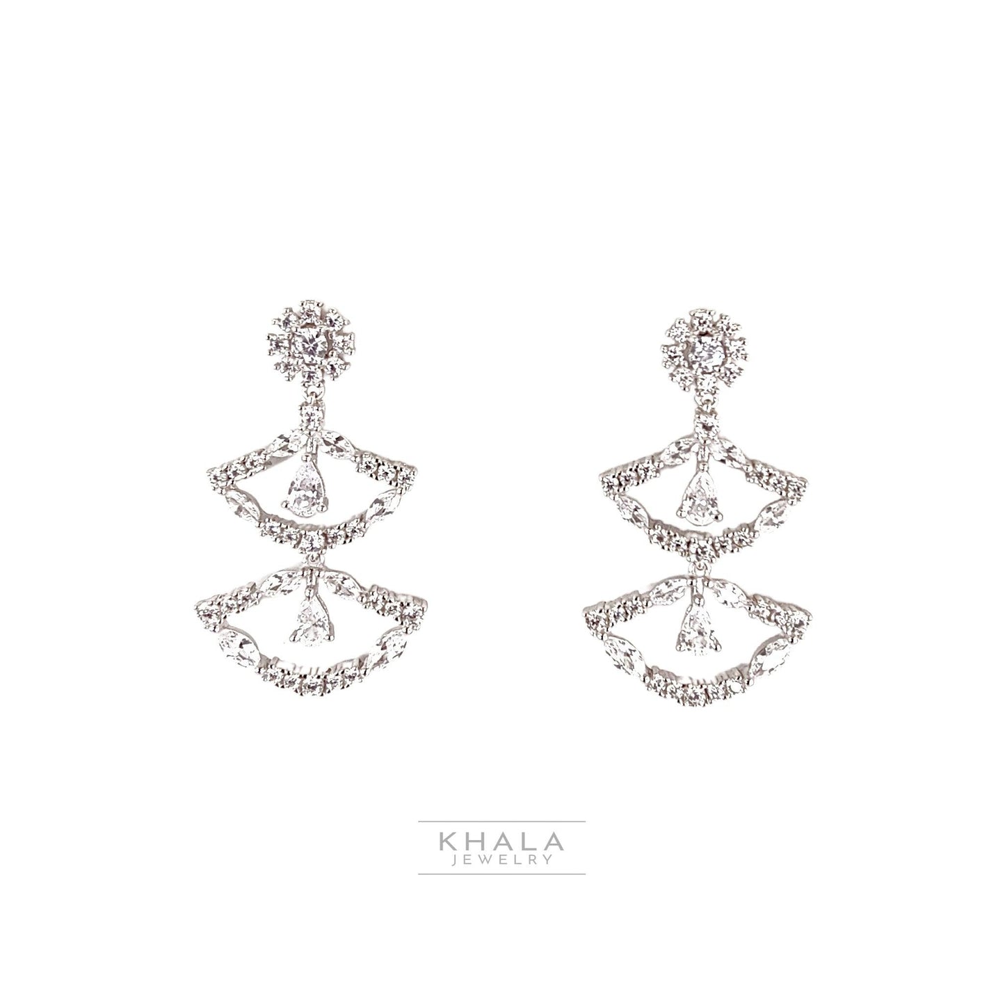 AARA Chandelier Earrings - Khala Jewelry