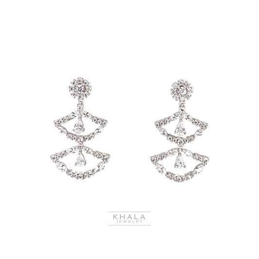 AARA Chandelier Earrings - Khala Jewelry