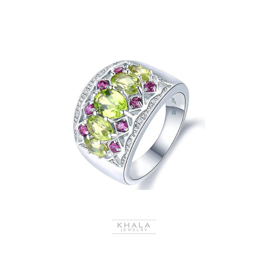 HILLEVI Bold Cocktail Ring - Khala Jewelry