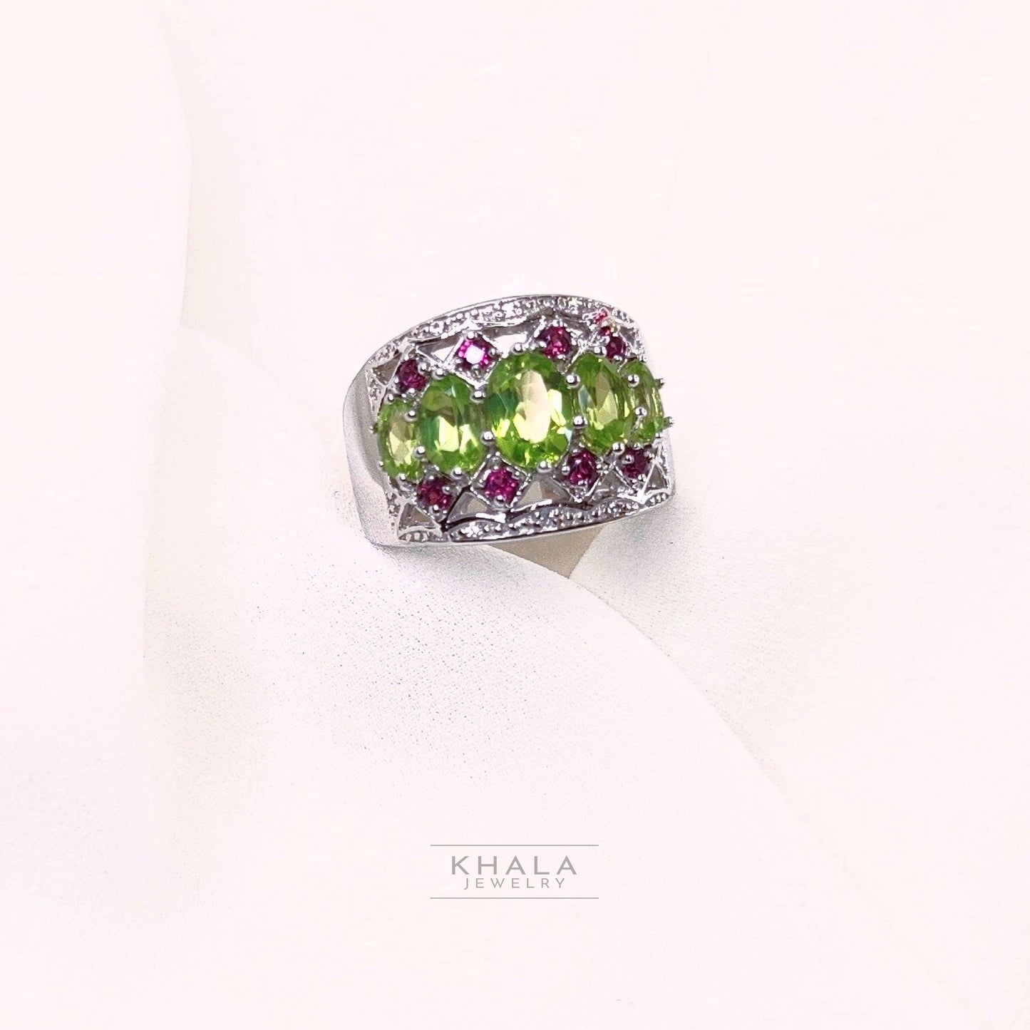 HILLEVI Bold Cocktail Ring - Khala Jewelry