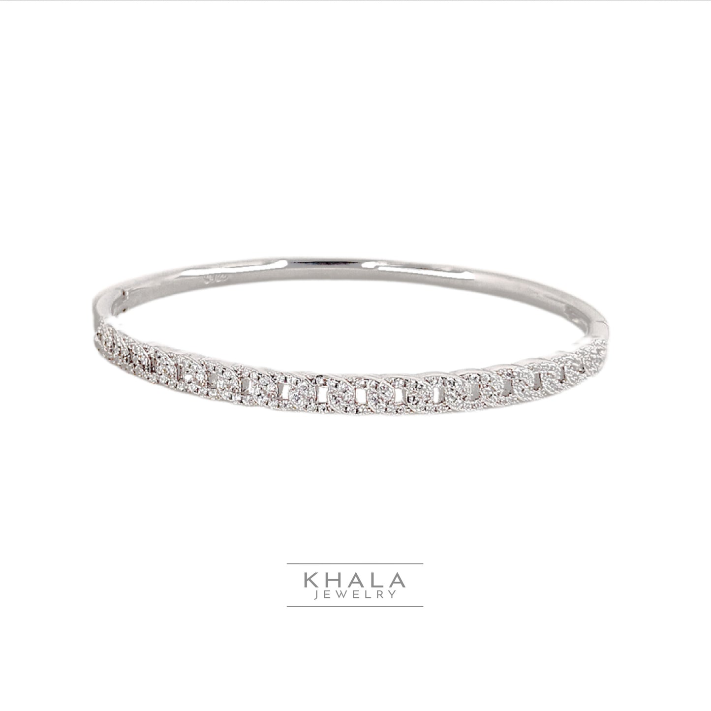 SAFINA Sparkling Chain Bangle