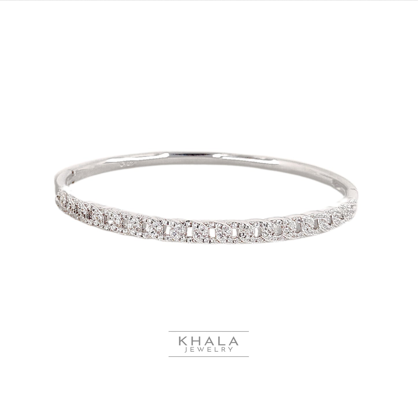 SAFINA Sparkling Chain Bangle