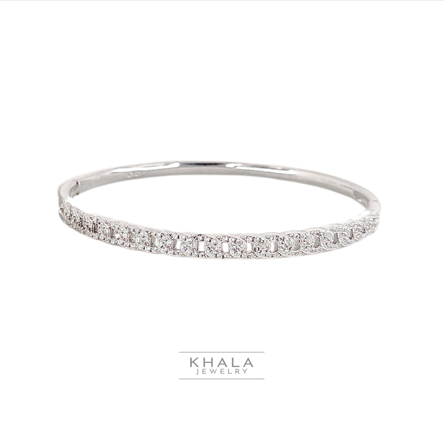 SAFINA Sparkling Chain Bangle