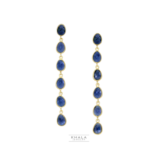 NOVA Dangling Iolite Earrings