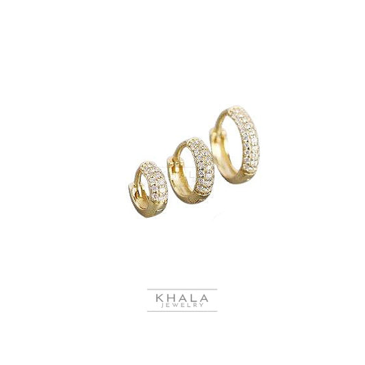 CECILIA Huggie Hoops 6 mm / 8 mm