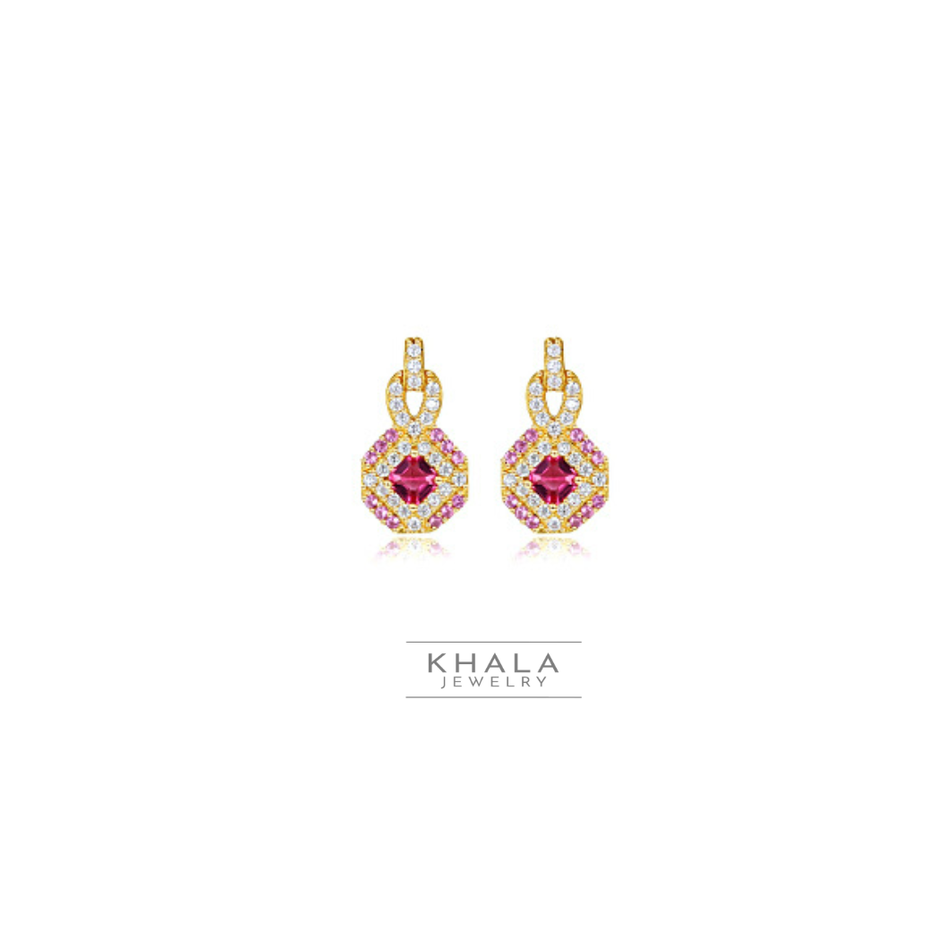 SABIRA Stud Drop Earrings