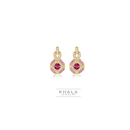 SABIRA Stud Drop Earrings