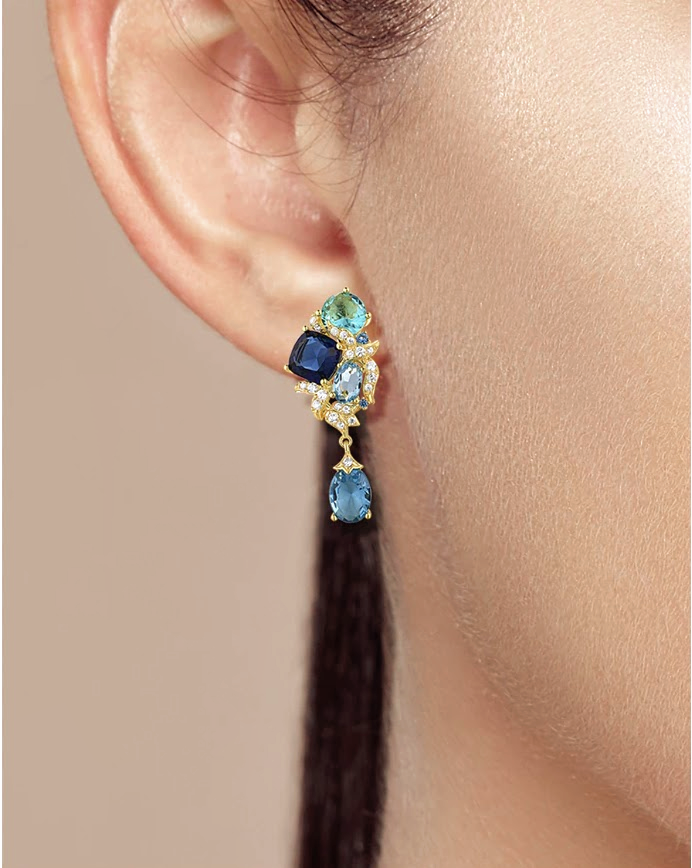 DARYAH Spinel Cluster Earrings