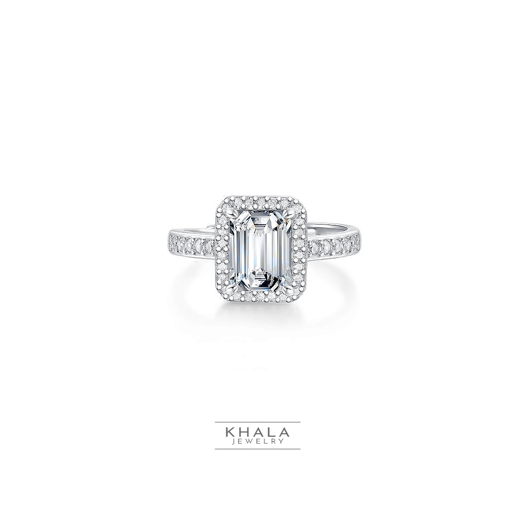 SERA Moissanite 1ct Halo Ring