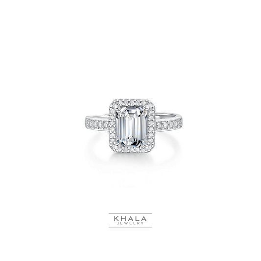 SERA Moissanite 1ct Halo Ring